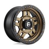 Fuel MATTE BRONZE BLACK BEAD RING D583 15x7 4x156 Wheels