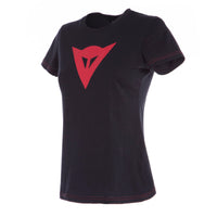 Dainese T-Shirt Speed Demon Lady Black/Red - Medium