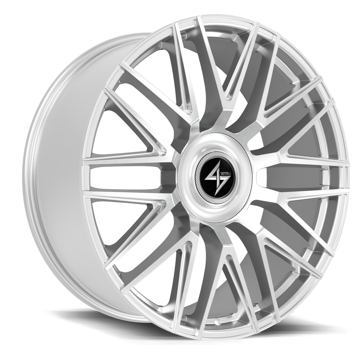 Empire 22x9 5x127 / 5x114.3 +30 Hyper Silver Diamond Cut Face