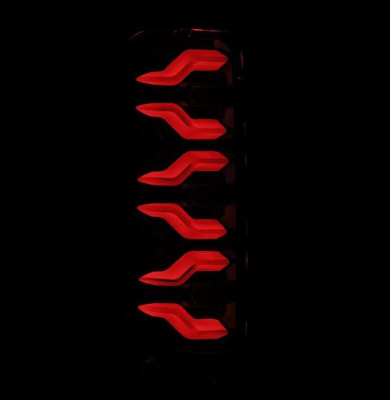 AlphaRex 87-96 Ford Bronco/F-150 Luxx-Series LED Tail Lights - Alpha-Black