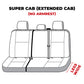 Covercraft 19-24 Ford F-250 Polycotton SeatSaver Custom Second Row Seat Covers - Charcoal