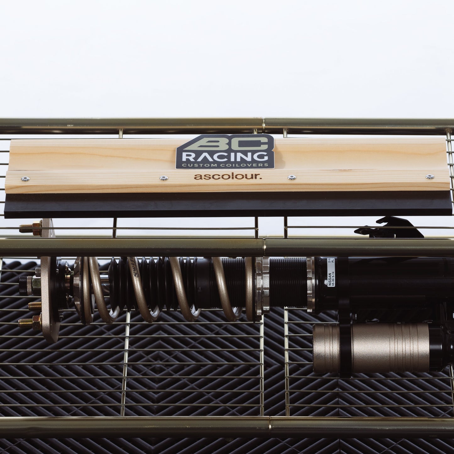 BC Racing 4” Stacked Logo Sticker