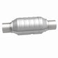 MagnaFlow Conv Univ 2in Inlet/Outlet Ctr/Ctr Round 9in Body L x 5.125in W x 13in Overall L 49 State