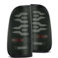 AlphaRex 97-03 Ford F150 / 99-16 Ford F250/F350/F450/F550 LUXX-Series LED Tail Lights - Black