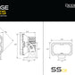 Diode Dynamics 2024+ Toyota Tacoma SS3 LED Ditch Light Kit- Pro Yellow Combo