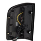 AlphaRex 07-13 Chevrolet Silverado 1500 (Ex. Hybrid Models) LUXX-Series LED Tail Lights Alpha-Black