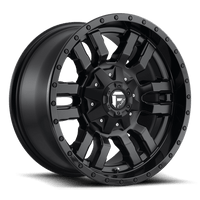 Fuel MATTE BLACK GLOSS BLACK LIP D596 20x10 6x135/6x139.7 Wheels