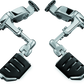 Kuryakyn Ergo III Adjustable Mount With Trident Dually ISO Pegs Chrome