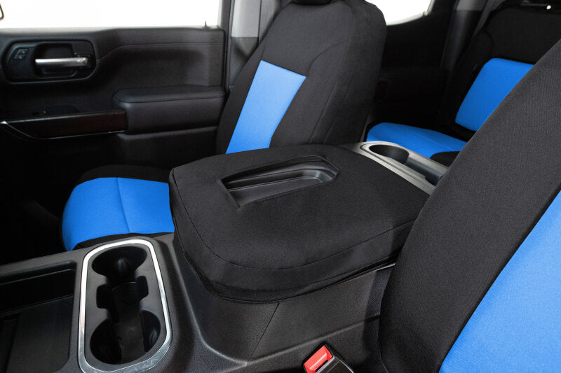 Covercraft 12-18 Dodge Ram Endura PrecisionFit Custom Front Row Seat Covers - Blue/Black