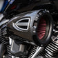 Performance Machine 17-23 Touring, 18-24 107/114/117 CI Softail C4 Series Air Cleaner - CF/Black Ops