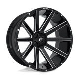 Fuel GLOSS BLACK MILLED D615 24x12 6x135/6x139.7 Wheels