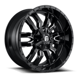 Fuel GLOSS BLACK MILLED D595 SLEDGE 26x14 8x180 Wheels