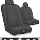 PRP Jeep Wrangler JK/JKU Daily Driver High Back Suspension Seats Kit (Pair) - Gray