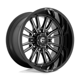 Fuel GLOSS BLACK MILLED D761 22x12 8x170 Wheels