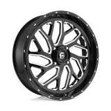 Fuel GLOSS BLACK MILLED D581 24x7 4x156 Wheels