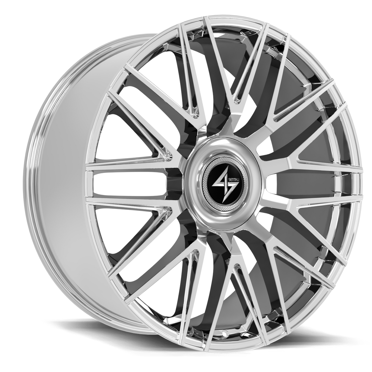 Empire 22x9 5x112 / 5x114.3 +30 Chrome