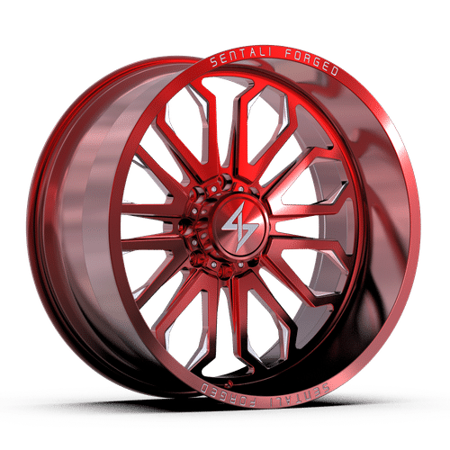 Sentali Forged Red Milled SF3RM 30x16 8x165.1 Wheels