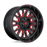 Fuel GLOSS BLACK RED TINTED CLEAR D612 18x9 6x135/6x139.7 Wheels