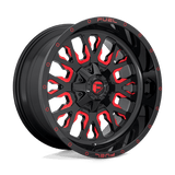 Fuel GLOSS BLACK RED TINTED CLEAR D612 20x12 6x135/6x139.7 Wheels