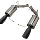 Roush 11-14 Mustang V6 Black Tip Axle Back Exhaust