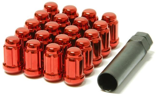 Wheel Mate Muteki Closed End Lug Nuts - Deep Black 12x1.50