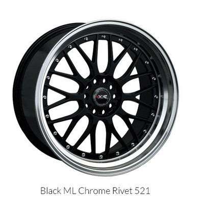XXR 521 Black / ML 19x10 5X114.3/5X120 et25 cb73.1