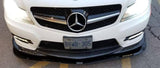 2012-2015 Mercedes Benz C63 AMG Lip 2PC Front Splitter
