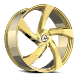 AZA-524 22x8 5x112/5x114.3 35 Nano Gold