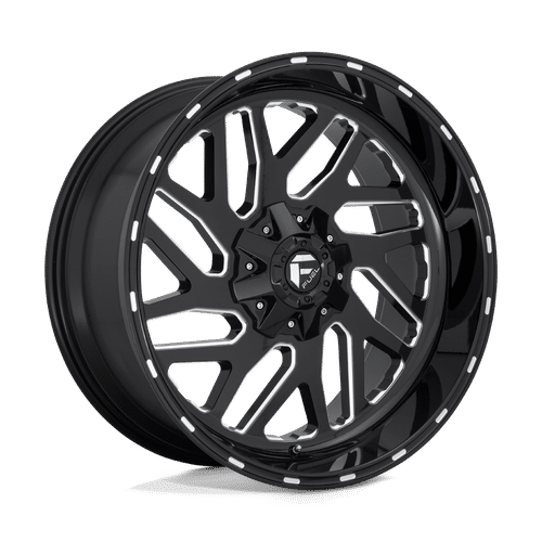 Fuel GLOSS BLACK MILLED D581 22x10 6x135/6x139.7 Wheels