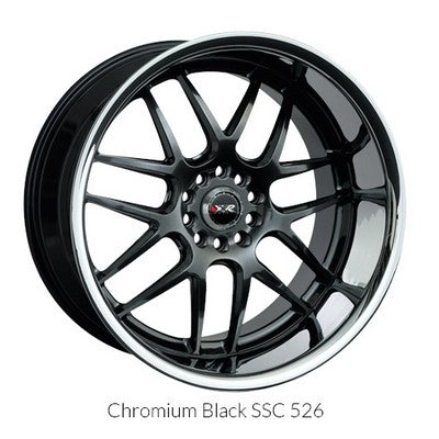 XXR Wheels 526 Chromium Black / SSC 20x9 5x114.3 5x120 et35 cb73.1
