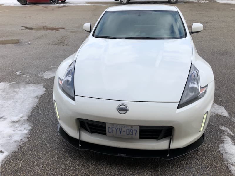 2009-2012 VERISON 2 Nissan 370Z 2PC Front Splitter