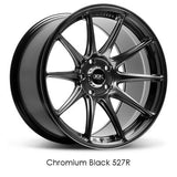 XXR 527R Chromium Black 18x8.5 5X120 et35 cb73.1