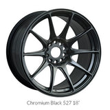 XXR 527 Chromium Black 17x9.75 5x100/5x114.3 et25 cb73.1