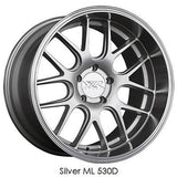 XXR 530D Silver / ML 19x9 5x114.3 et20 cb73.1