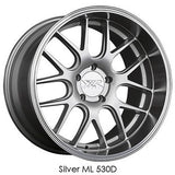 XXR Wheels 530D Silver / ML 18x9 5x114.3  et35 cb73.1