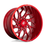 Fuel CANDY RED MILLED D742 20x8.25 8x200 Wheels
