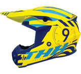 THH Helmets T730X Twister Yellow/Blue - 2XL