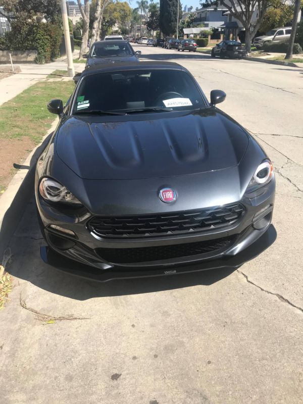 2017-2020 Fiat 124 Spider Classica/Lusso 2PC Front Splitter