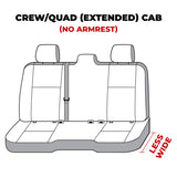 Covercraft 19-24 Dodge Ram Polycotton SeatSaver Custom Second Row Seat Covers - Charcoal