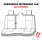 Covercraft 19-24 Dodge Ram Carhartt SeatSaver Custom Second Row Seat Covers - Gravel