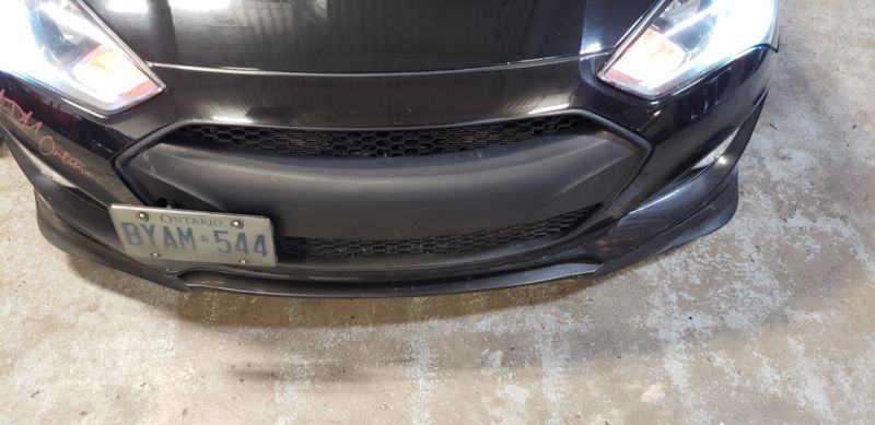 2013-2016 Hyundai Genesis Coupe KS Lip 2PC Front Splitter