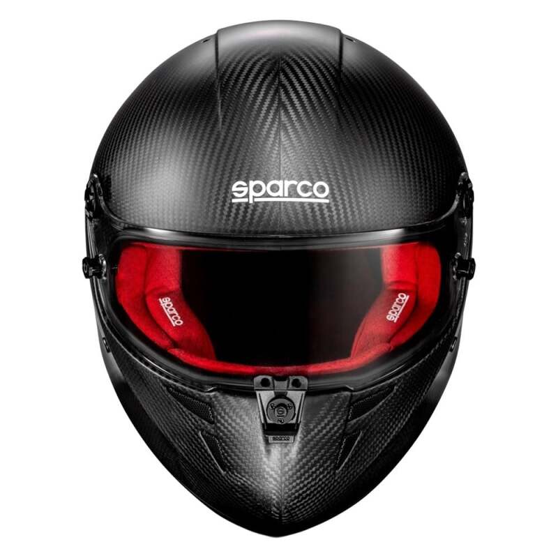 SPARCO Stealth RF Carbon Helmet - Medium - Red