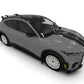 Rally Armor 2021-26 Ford Mach-E Rally Edition Black UR Mud Flap Metallic Black Logo