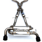 Invidia 2022+ Nissan Z 70mm Gemini Cat Back Exhaust - Single Layer Black Tip