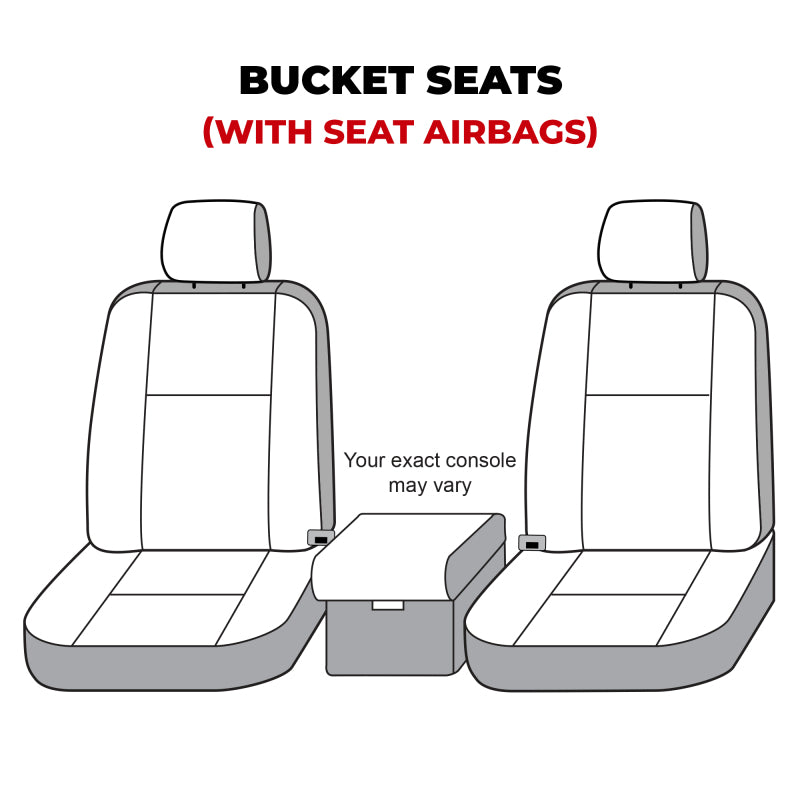 Covercraft 19-24 Dodge Ram Carhartt Super Dux SeatSaver Custom Front Row Seat Covers - Black