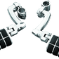 Kuryakyn Longhorn Offset Dually ISO Pegs With 1-1/4in Clamp Chrome