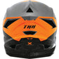 THH Helmets T-42 BMX Xtreme  Gray/Orange - XS