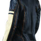 River Road Dame Vintage Leather Jacket Black Womens - Small