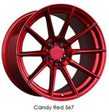 XXR 567 Candy Red 18x8.5 5x108/5x112 et35 cb73.1