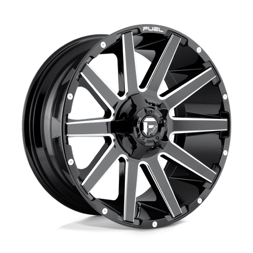 Fuel GLOSS BLACK MILLED D615 20x9 6x135/6x139.7 Wheels